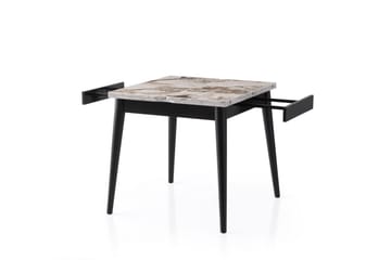 Asillo Matbord 80 cm Kvadratisk - Vit marmor - Möbler - Bord & matgrupp - Matbord & köksbord