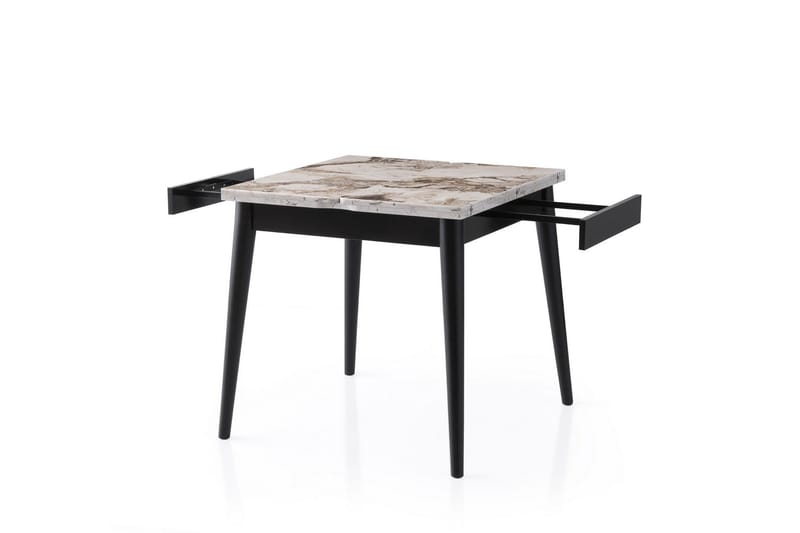 Asillo Matbord 80 cm Kvadratisk - Vit marmor - Möbler - Bord & matgrupp - Matbord & köksbord