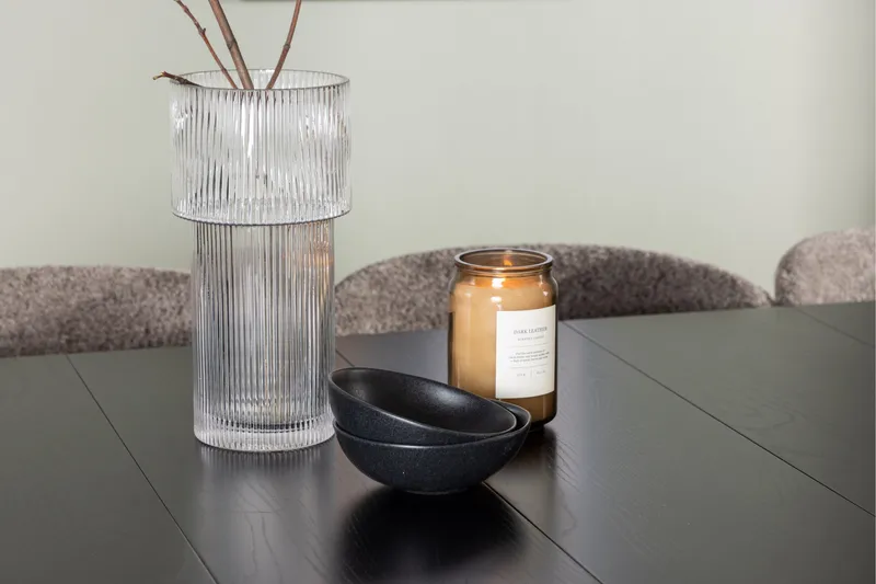 Astrid Matgrupp 200 cm Rektangulär med 6 Modesto stolar - Svart - Möbler - Bord & matgrupp - Matgrupp