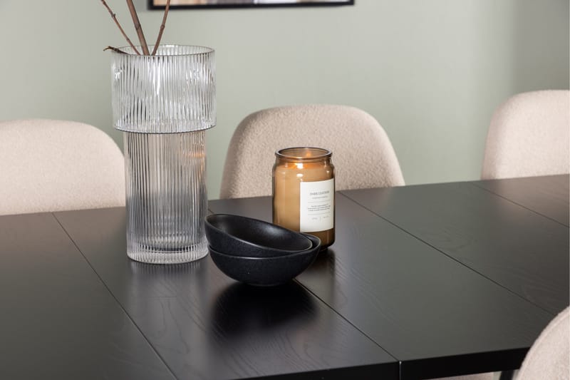 Astrid Matgrupp 200 cm Rektangulär med 6 Polar stolar - Beige - Möbler - Bord & matgrupp - Matgrupp