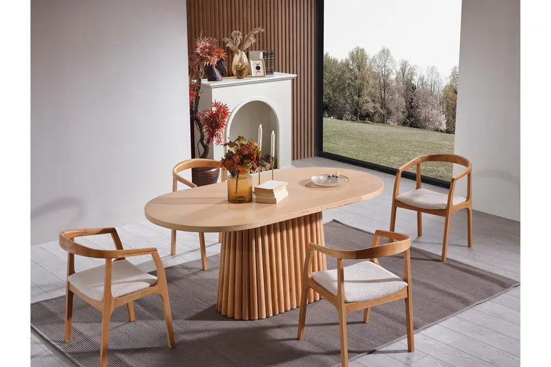 Atlantis Matbord 170 cm Oval - Natur - Möbler - Bord & matgrupp - Matbord & köksbord