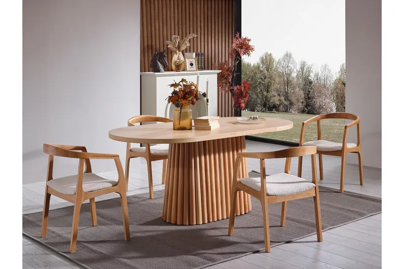 Atlantis Matbord 170 cm Oval - Natur - Möbler - Bord & matgrupp - Matbord & köksbord