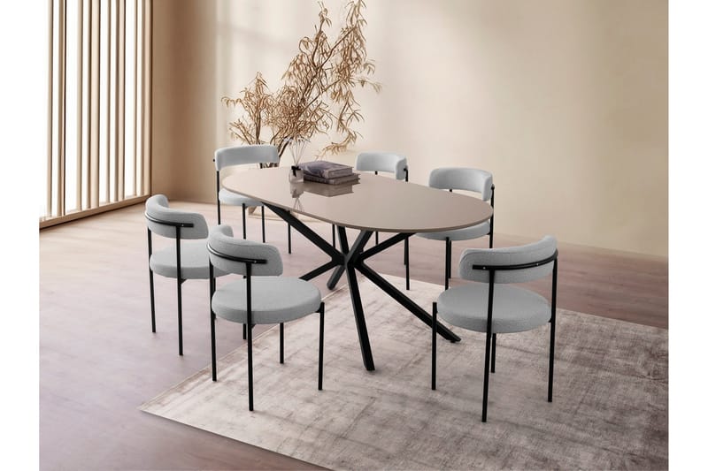 Aura Matbord 180 cm Rektangulär - Brun - Möbler - Bord & matgrupp - Matbord & köksbord