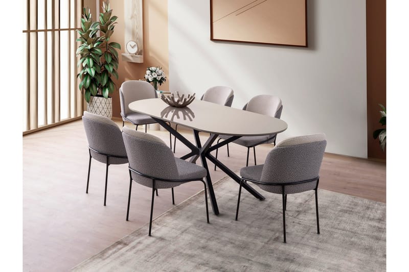 Aura Matbord 180 cm Rektangulär - Brun - Möbler - Bord & matgrupp - Matbord & köksbord