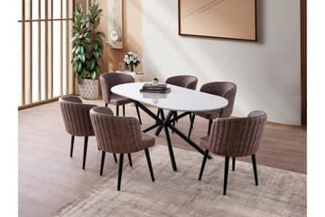 Aura Matbord 180 cm Rektangulär - Brun - Möbler - Bord & matgrupp - Matbord & köksbord