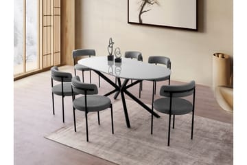 Aura Matbord 180 cm Rektangulär - Ljusgrå - Möbler - Bord & matgrupp - Matbord & köksbord