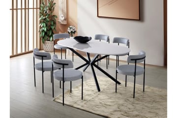 Aura Matbord 180 cm Rektangulär - Vit - Möbler - Bord & matgrupp - Matbord & köksbord