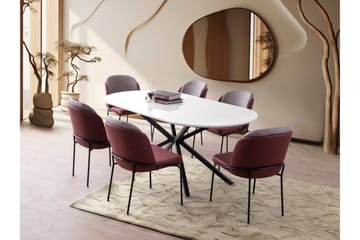 Aura Matbord 180 cm Rektangulär - Vit - Möbler - Bord & matgrupp - Matbord & köksbord