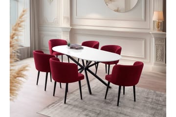 Aura Matbord 180 cm Rektangulär - Vit - Möbler - Bord & matgrupp - Matbord & köksbord