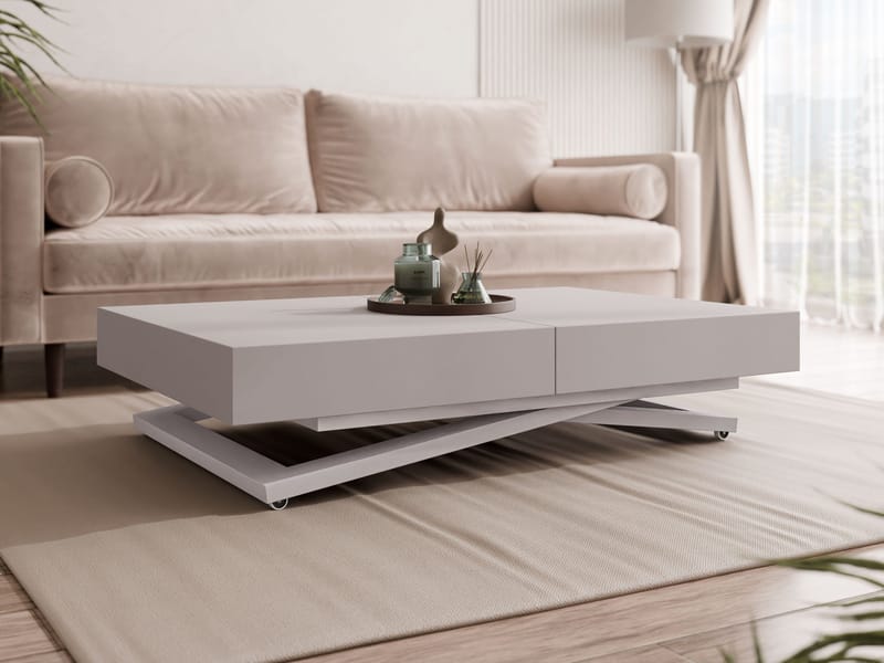 Avendi Soffbord 120 cm - Silver, beige - Möbler - Bord & matgrupp - Soffbord
