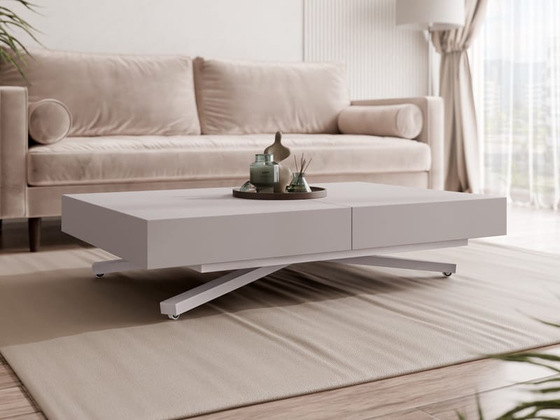 Avendi Soffbord 120 cm - Silver, beige - Möbler - Bord & matgrupp - Soffbord