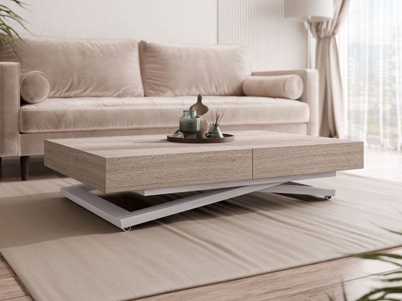Avendi Soffbord 120 cm - Silver, ljusbrun - Möbler - Bord & matgrupp - Soffbord