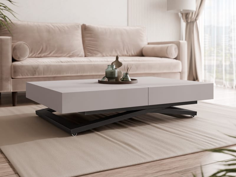 Avendi Soffbord 120 cm - Svart, beige - Möbler - Bord & matgrupp - Soffbord