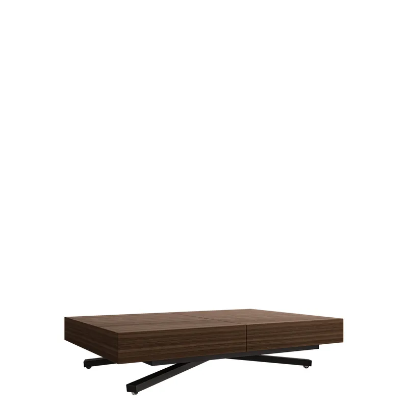 Avendi Soffbord 120 cm, Svart, brun