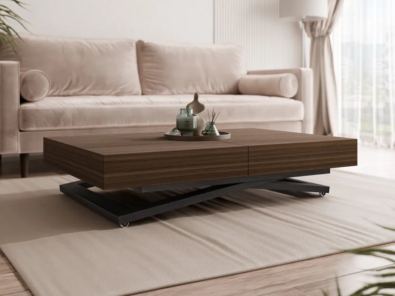 Avendi Soffbord förlängningsbart 200 cm - svart, brun - Möbler - Bord & matgrupp - Soffbord