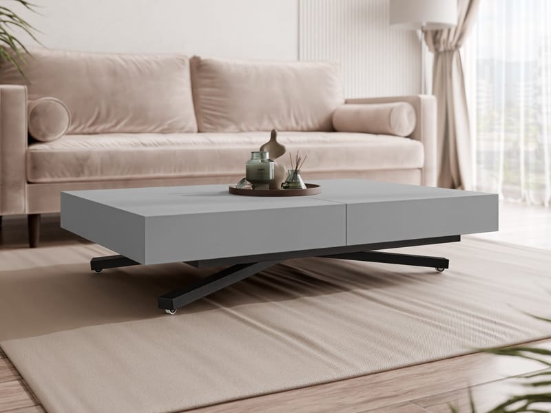 Avendi Soffbord förlängningsbart 200 cm - svart, grå - Möbler - Bord & matgrupp - Soffbord