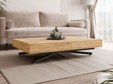 Avendi Soffbord förlängningsbart 200 cm - svart, natur - Möbler - Bord & matgrupp - Soffbord