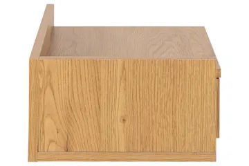 Abusala Vägghängt Sängbord & Nattduksbord 32 cm i Trä med Låda - Brun - Möbler - Bord & matgrupp - Avlastningsbord & sidobord - Sängbord & nattduksbord