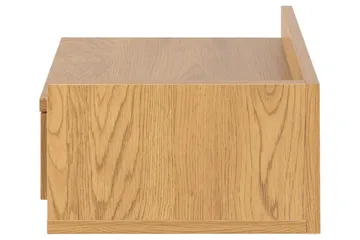 Abusala Vägghängt Sängbord & Nattduksbord 32 cm i Trä med Låda - Brun - Möbler - Bord & matgrupp - Avlastningsbord & sidobord - Sängbord & nattduksbord