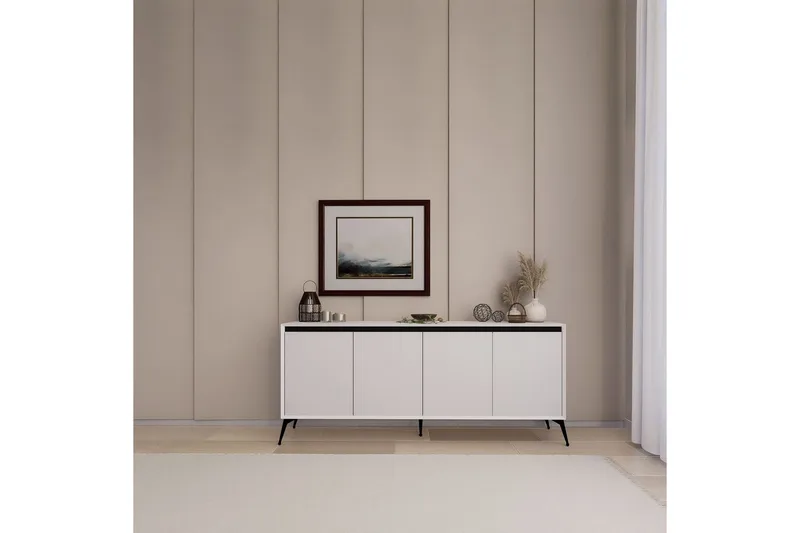 Adilen Konsollbord 180 cm - Vit - Möbler - Bord & matgrupp - Avlastningsbord & sidobord - Konsolbord & hallbord