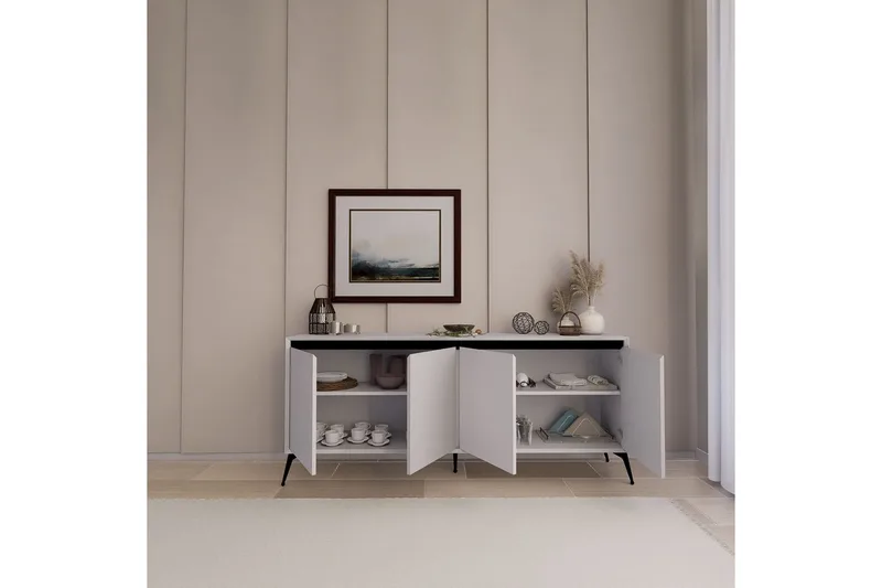 Adilen Konsollbord 180 cm - Vit - Möbler - Bord & matgrupp - Avlastningsbord & sidobord - Konsolbord & hallbord