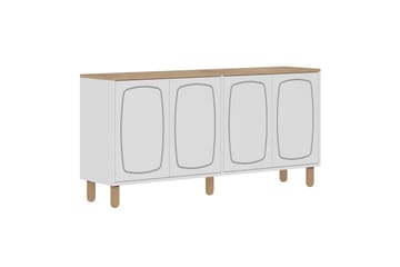 Adrin Konsollbord 150 cm - Ek/Vit - Möbler - Bord & matgrupp - Avlastningsbord & sidobord - Konsolbord & hallbord