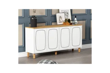 Adrin Konsollbord 150 cm - Ek/Vit - Möbler - Bord & matgrupp - Avlastningsbord & sidobord - Konsolbord & hallbord