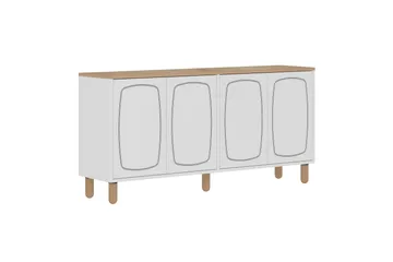 Adrin Konsollbord 150 cm - Ek/Vit - Möbler - Bord & matgrupp - Avlastningsbord & sidobord - Konsolbord & hallbord