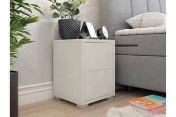 Agawal Sängbord 30 cm - Beige - Möbler - Bord & matgrupp - Avlastningsbord & sidobord - Sängbord & nattduksbord