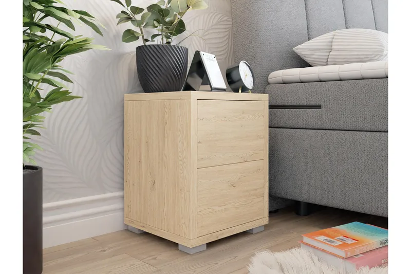 Agawal Sängbord 30 cm - Brun - Möbler - Bord & matgrupp - Avlastningsbord & sidobord - Sängbord & nattduksbord