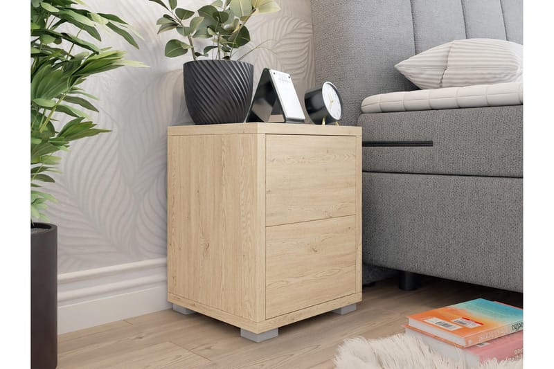 Agawal Sängbord 30 cm - Brun - Möbler - Bord & matgrupp - Avlastningsbord & sidobord - Sängbord & nattduksbord