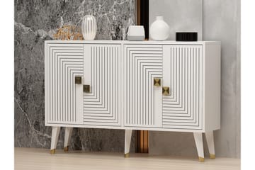 Ahart Konsollbord 120 cm - Vit - Förvaring - Förvaringsmöbler - Sideboard & skänk