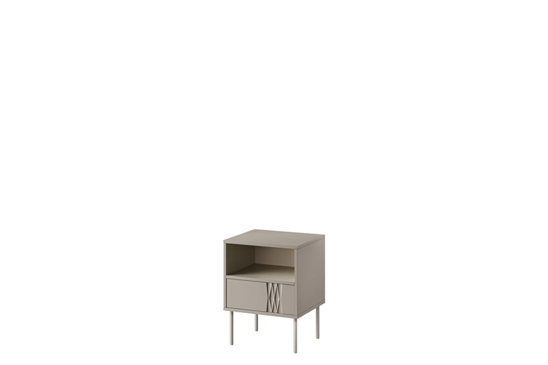 Akiko Sängbord 44 cm - Beige - Möbler - Bord & matgrupp - Avlastningsbord & sidobord - Sängbord & nattduksbord