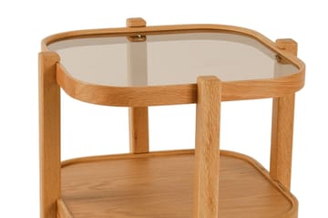 Alaswa Satsbord (2 delar) 50x60x50 cm - Ek - Möbler - Bord & matgrupp - Avlastningsbord & sidobord - Satsbord