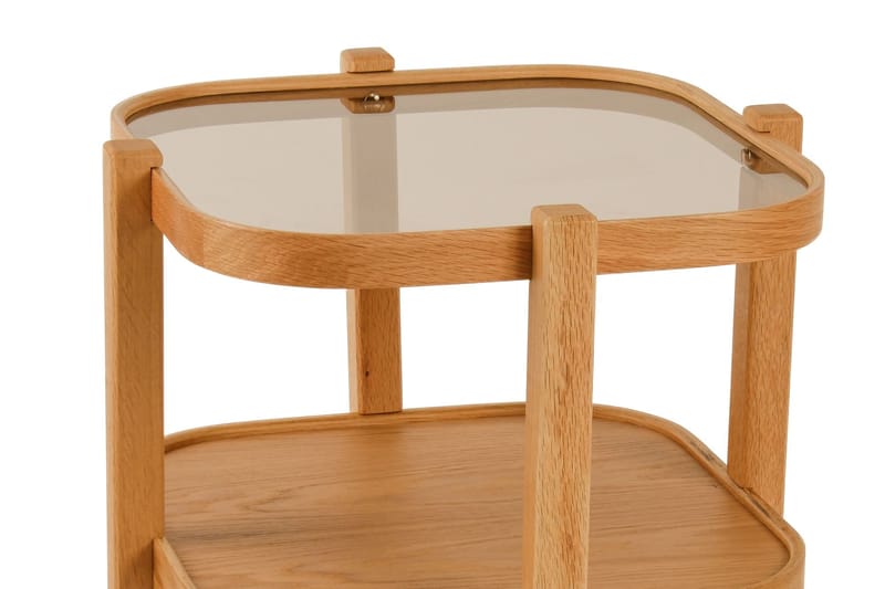 Alaswa Satsbord (2 delar) 50x60x50 cm - Ek - Möbler - Bord & matgrupp - Avlastningsbord & sidobord - Satsbord