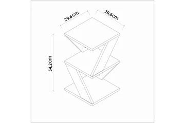 Albeni Sidobord 29,6 cm - Svart/Natur - Möbler - Bord & matgrupp - Avlastningsbord & sidobord - Brickbord & småbord
