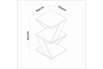 Albeni Sidobord 29,6 cm - Svart/Natur - Möbler - Bord & matgrupp - Avlastningsbord & sidobord - Lampbord & sidobord