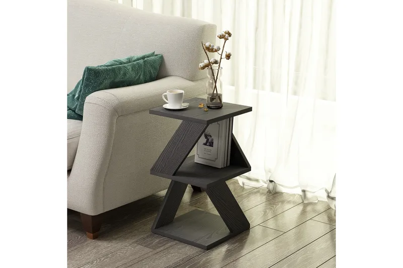 Albeni Sidobord 29,6 cm - Svart/Natur - Möbler - Bord & matgrupp - Avlastningsbord & sidobord - Brickbord & småbord