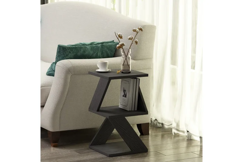 Albeni Sidobord 29,6 cm - Svart/Natur - Möbler - Bord & matgrupp - Avlastningsbord & sidobord - Brickbord & småbord