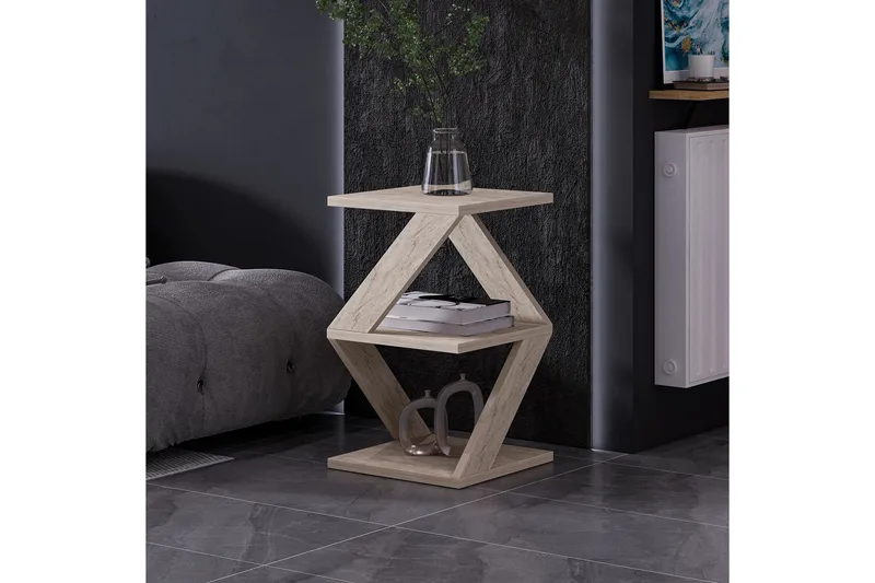 Albeni Sidobord 30 cm - Beige - Möbler - Bord & matgrupp - Avlastningsbord & sidobord - Lampbord & sidobord