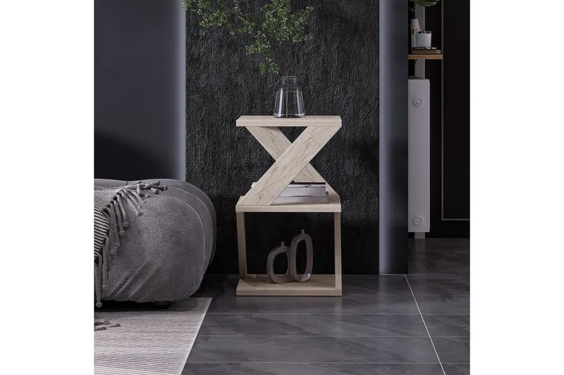 Albeni Sidobord 30 cm - Beige - Möbler - Bord & matgrupp - Avlastningsbord & sidobord - Lampbord & sidobord