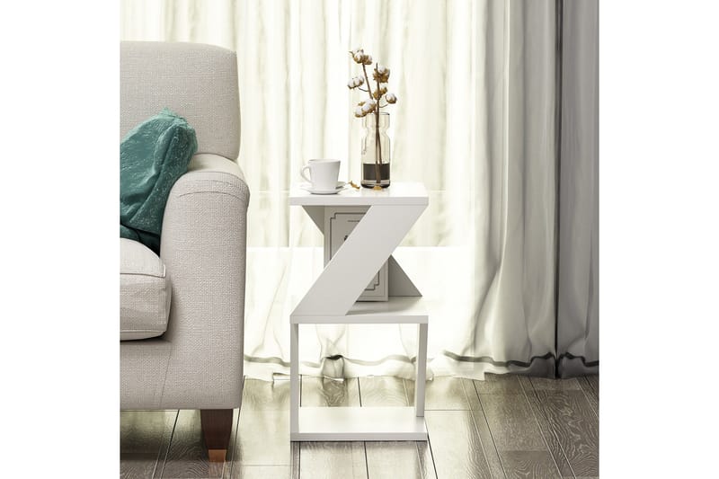 Albeni Sidobord 30 cm - Vit - Möbler - Bord & matgrupp - Avlastningsbord & sidobord - Lampbord & sidobord