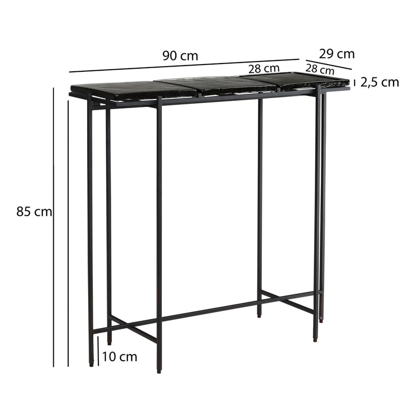 Alena Konsolbord 90 cm - Svart - Möbler - Bord & matgrupp - Avlastningsbord & sidobord - Konsolbord & hallbord
