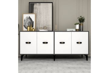 Algeria Konsollbord 180 cm - Antracit/Vit - Möbler - Bord & matgrupp - Avlastningsbord & sidobord - Konsolbord & hallbord