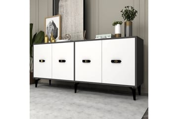 Algeria Konsollbord 180 cm - Antracit/Vit - Möbler - Bord & matgrupp - Avlastningsbord & sidobord - Konsolbord & hallbord