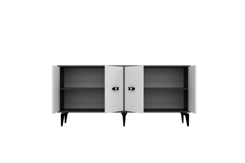 Algeria Konsollbord 180 cm - Antracit/Vit - Möbler - Bord & matgrupp - Avlastningsbord & sidobord - Konsolbord & hallbord