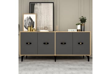 Algeria Konsollbord 180 cm - Ek/Antracit - Möbler - Bord & matgrupp - Avlastningsbord & sidobord - Konsolbord & hallbord