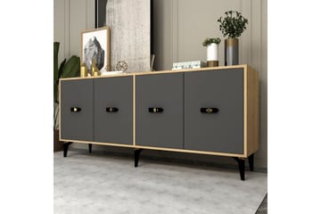 Algeria Konsollbord 180 cm - Ek/Antracit - Möbler - Bord & matgrupp - Avlastningsbord & sidobord - Konsolbord & hallbord