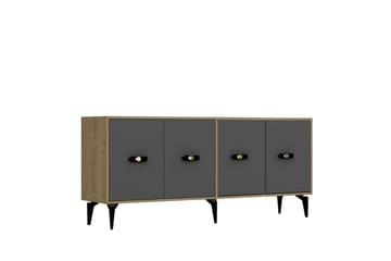 Algeria Konsollbord 180 cm - Ek/Antracit - Möbler - Bord & matgrupp - Avlastningsbord & sidobord - Konsolbord & hallbord