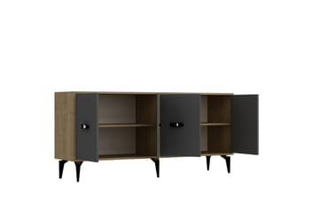 Algeria Konsollbord 180 cm - Ek/Antracit - Möbler - Bord & matgrupp - Avlastningsbord & sidobord - Konsolbord & hallbord